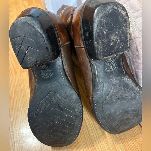 Ariat Men's Brown Leather Western/Cowboy Boots - size 10.5 EE - Picture 10 of 16